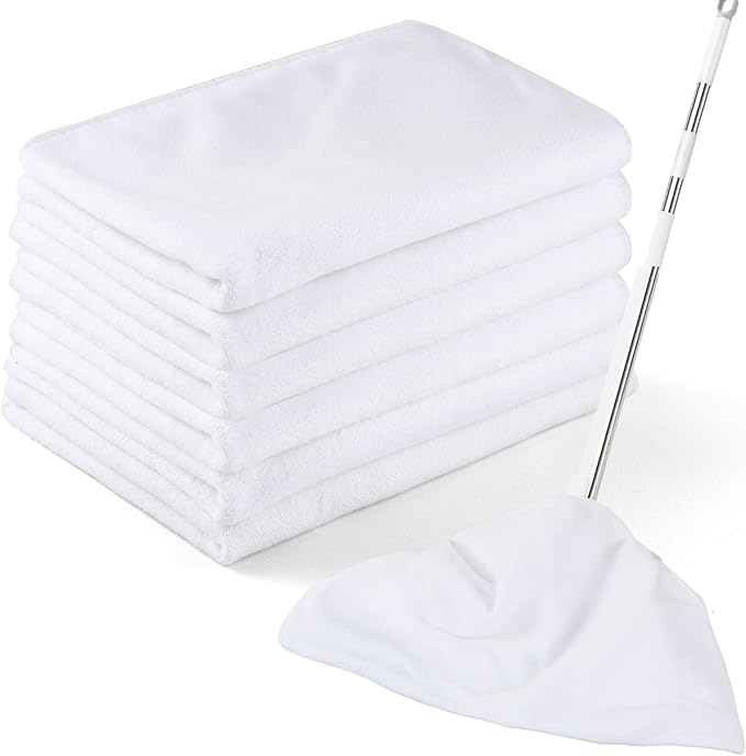 6 Pack Extra Large Microfiber Cleaning Cloths 20"x30", Lint-Free Reusable Towels by Unknown