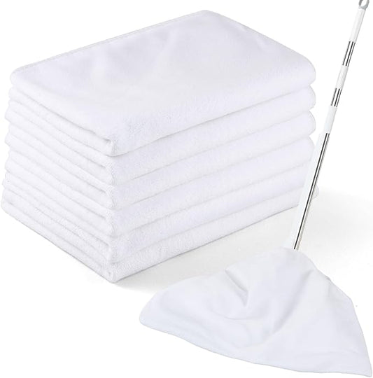 6 Pack Extra Large Microfiber Cleaning Cloths 20"x30", Lint-Free Reusable Towels by Unknown