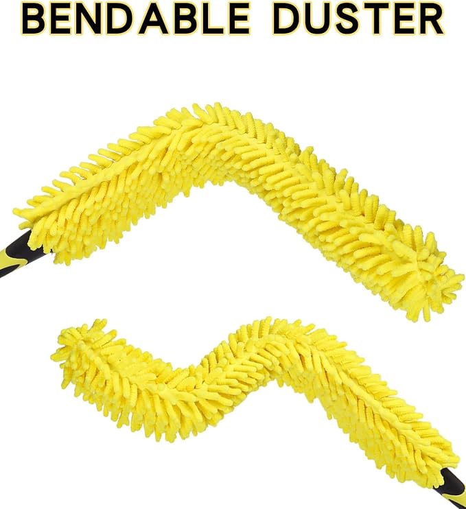 Flexible Fan Blade Cleaner Chenille Duster, Washable Hand Duster - Image 3