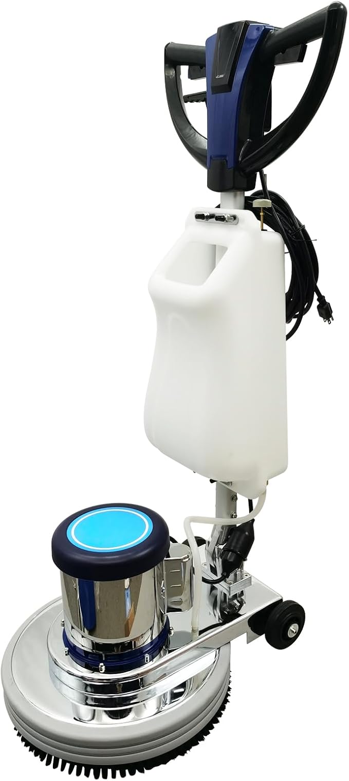 Floor Scrubber Buffer Polisher Commercial Floor Scrubber Machine 18" Tile Floor - Image 3