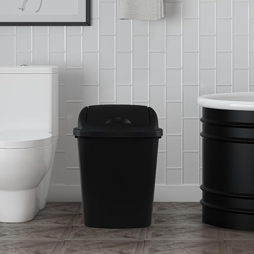 4 Pack 8 Gallon Medium Trash Can - Image 6