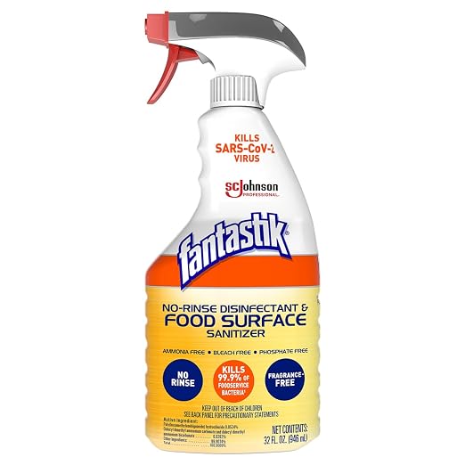 SC Johnson Professional Fantastik No Rinse Disinfectant & Food Surface by SCJP