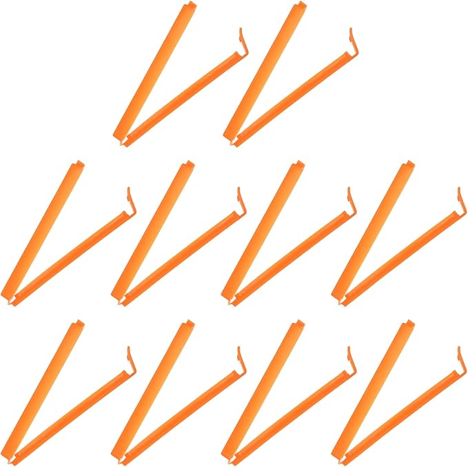 PATIKIL Sealing Clips 4.3 Inch, 10 Pack Reusable Plastic Bag Clip Clamp Sealer by PATIKIL