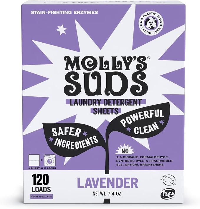 Molly’s Suds Laundry Detergent Sheets | Gentle on Sensitive Skin, Powerful by MollysSuds