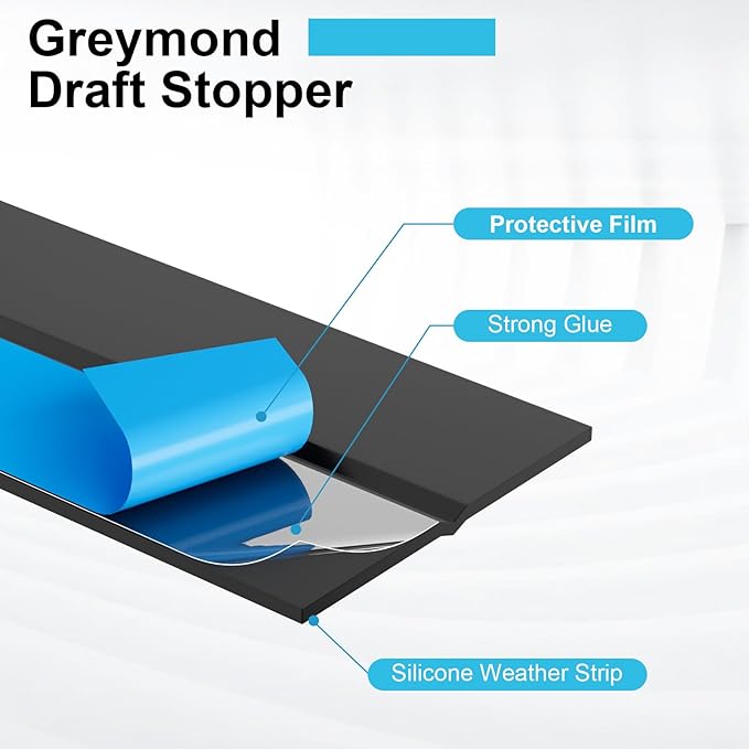 Weather Stripping Door Seal, Silicone Strip - Image 3