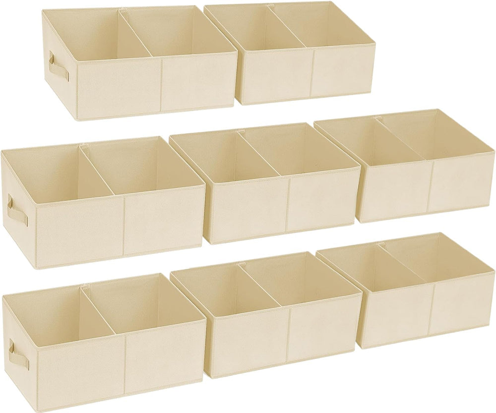 DIMJ Closet Storage Bins, 8 Pack Storage Baskets
