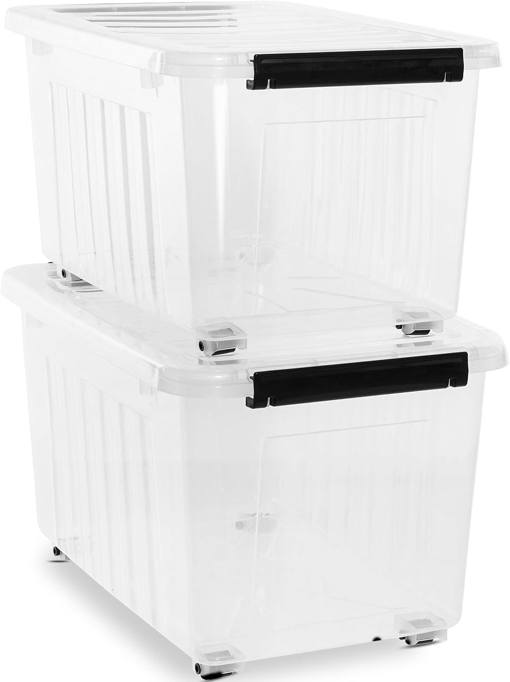 Citylife 54 QT Clear Plastic Storage Bins