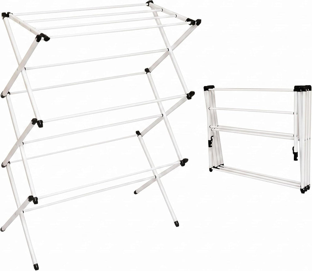 Honey-Can-Do 3-Tier Oversized Clothes Drying Rack, 31" Wide, No Assembly