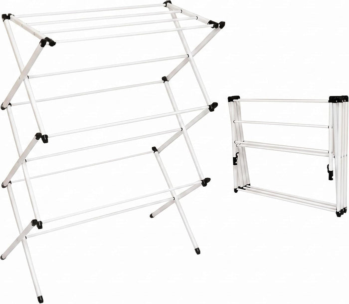 Honey-Can-Do 3-Tier Oversized Clothes Drying Rack, 31" Wide, No Assembly