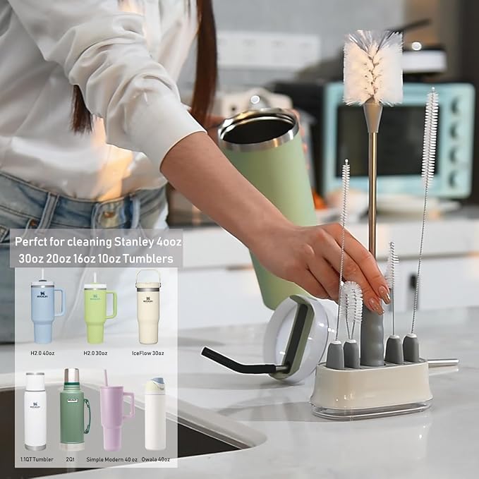 ALINK 5 Pack Water Bottle Brush Cleaning Set - Image 3