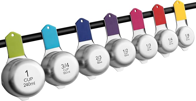 Spring Chef Magnetic Stainless Steel Measuring Cups, Kitchen Tools - Image 9