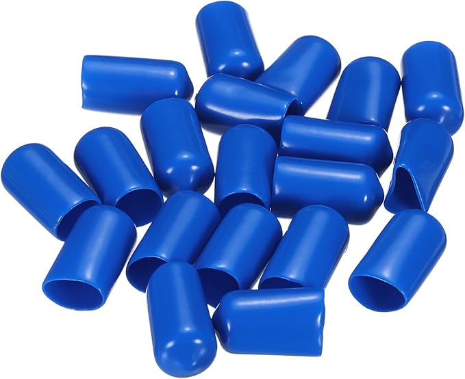 uxcell 20pcs Rubber End Caps 11mm ID Vinyl PVC Round Tube Bolt Cap Cover Screw - Image 4