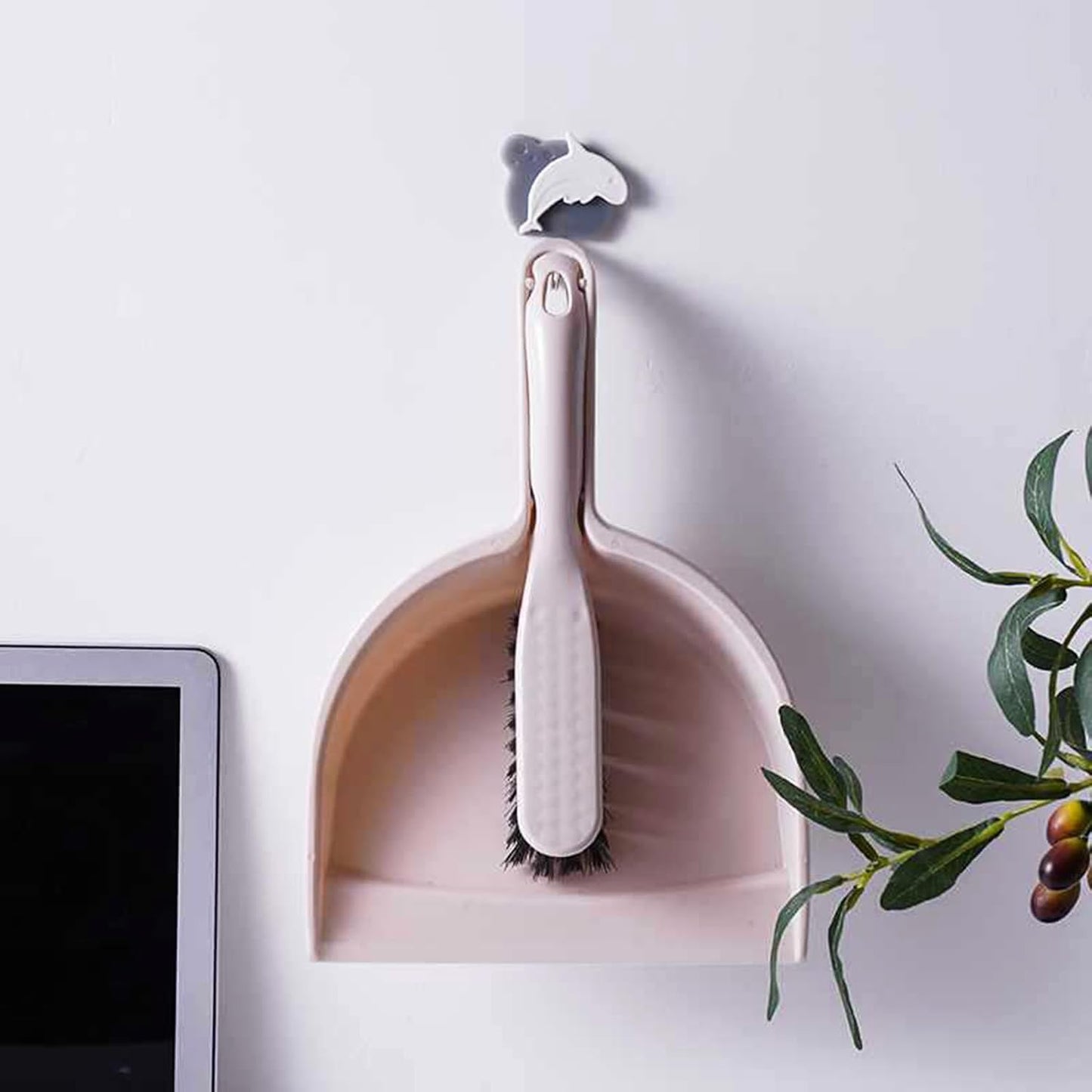 Broom and Dustpan Set Hand Broom Pan with Brush Combo for Home Desktop Sofa Kitchen Keyboard Dustpan and Brush Setsmall and Set Long Handle