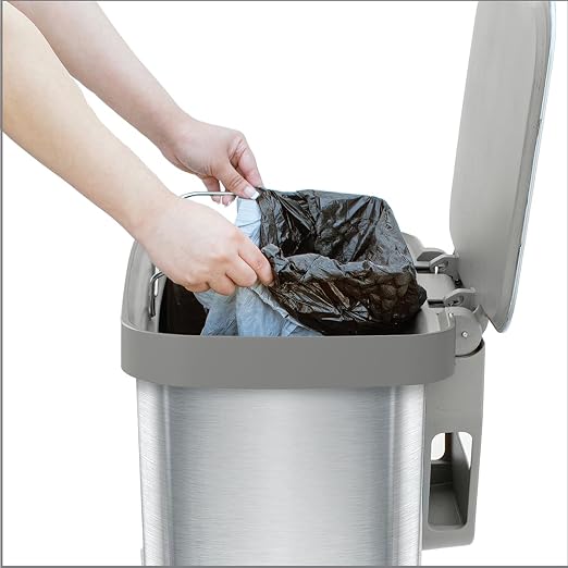 Glad Stainless Steel Step Trash Can, Series 2 - Image 7