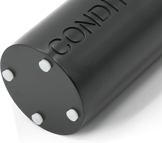 Matte Black Conditioner Dispenser Luxurious Refillable Pump Bottle - Image 3