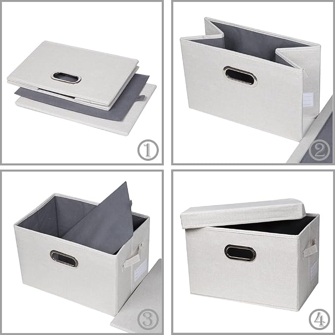 PRANDOM Large Collapsible Storage Bins - Image 4