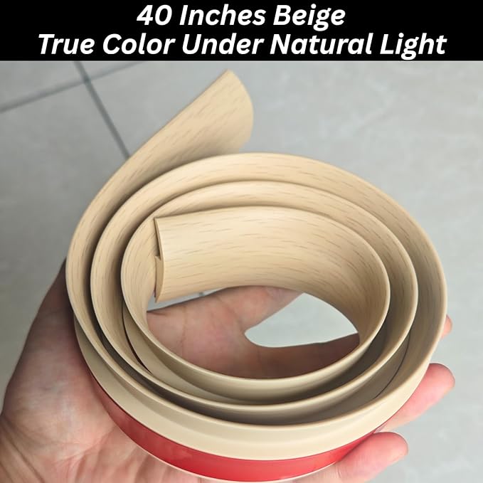 1/5 inch Height Floor Transition Strip, Self Adhesive Carpet Wood Tile Vinyl - Image 3