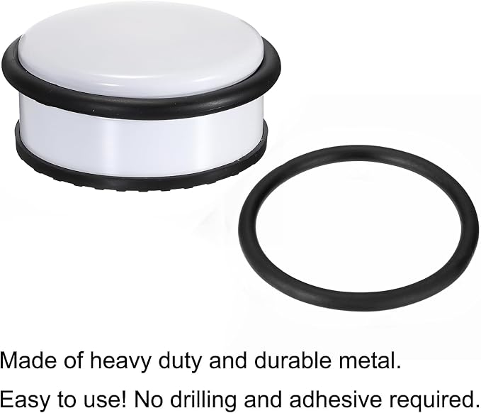 Sumnacon Heavy Duty Floor Door Stopper No Drill, Durability Stainless Steel - Image 5