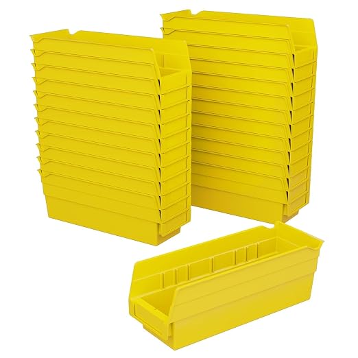 Akro-Mils 30120 Plastic Shelf Bins, Heavy Duty Storage Bins by Akro-Mils