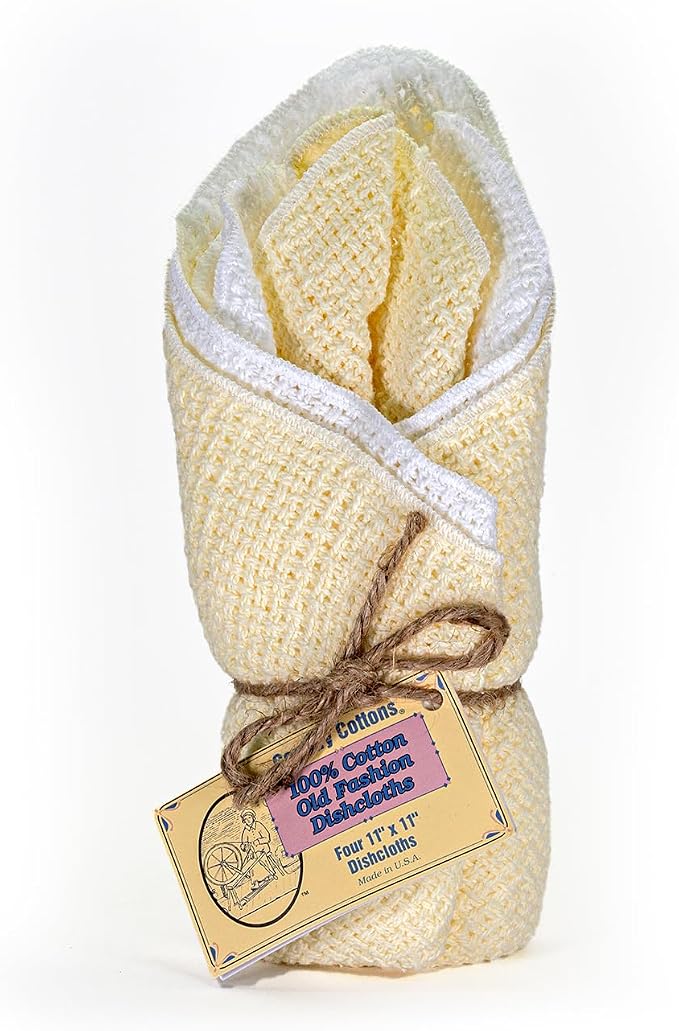 Old Fashion 100% Cotton Dishcloths by Country+Cottons