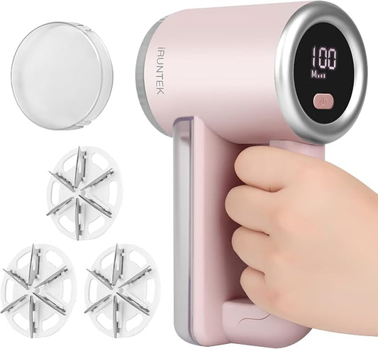 iRUNTEK Rechargeable Fabric Shaver｜3-Speed Lint Shaver by iRUNTEK