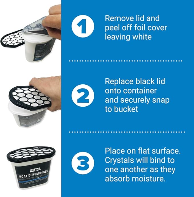 Moisture Absorber and Boat Dehumidifier, Charcoal Odor Remover - Image 4