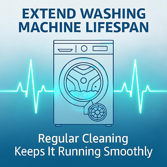 Washing Machine Cleaner Tablets, Septic Safe Descaler - Image 5