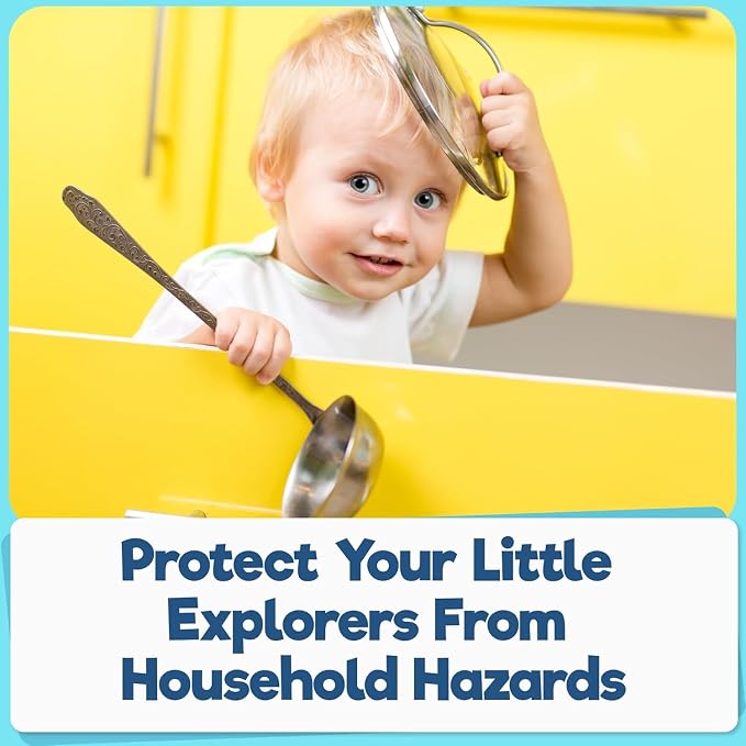 Upgraded Invisible Baby Proofing Cabinet Latch Locks - Image 8