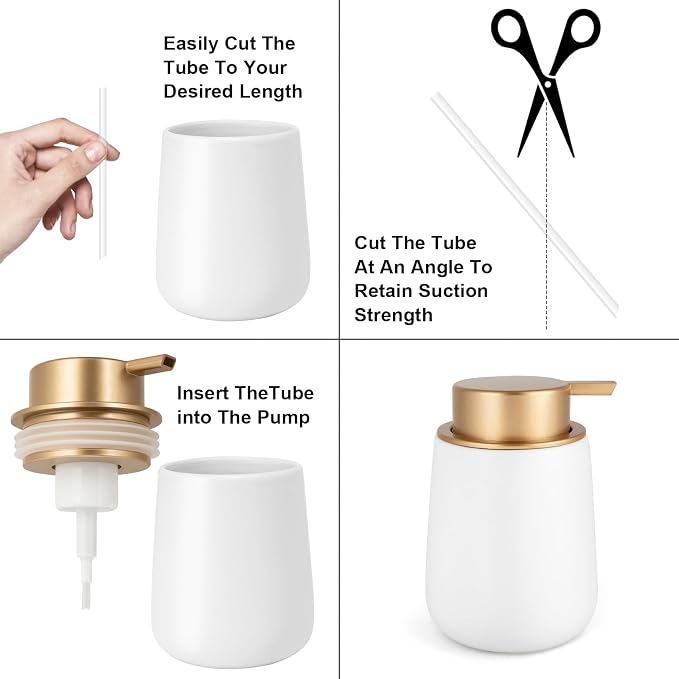 Foam Soap Dispenser Pump 2pcsHead Replacement Spare Plastic Pump Bathroom - Image 4