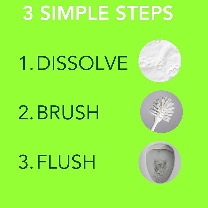 Toilet Bowl Cleaner Strips 60 Count, Unscented Eco-friendly, Septic Safe - Image 3