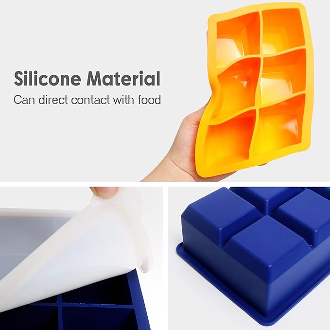 Silicone Ice Cube Trays 3 Pack - Image 3