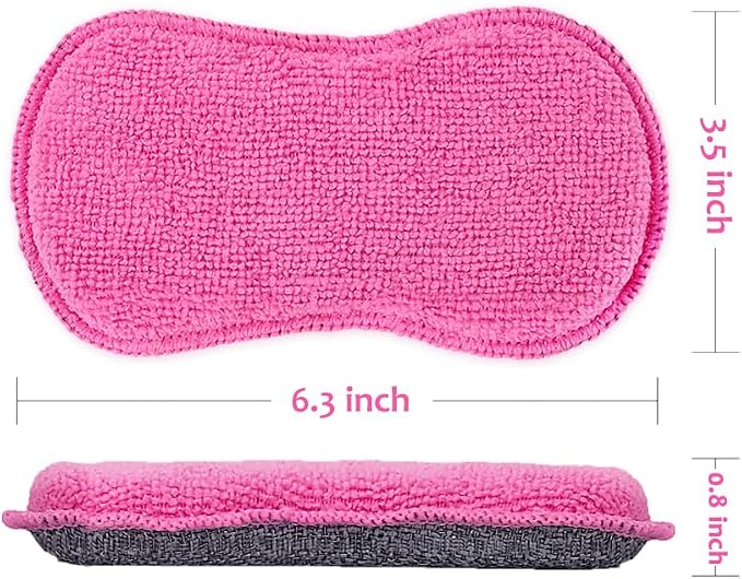 UPSTAR Dish Sponges Kitchen, Microfiber Cleaning Scrubber - Image 2