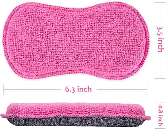 UPSTAR Dish Sponges Kitchen, Microfiber Cleaning Scrubber - Image 2