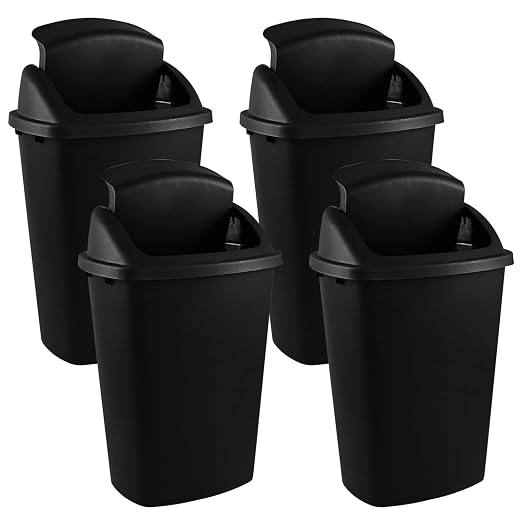 Teyyvn 13 Gallon Tall Kitchen Swing Lid Garbage Container - Image 7
