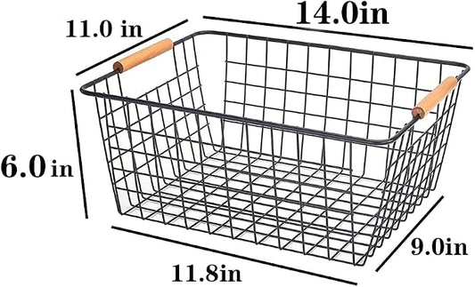 LeleCAT Large black wire baskets - Image 2