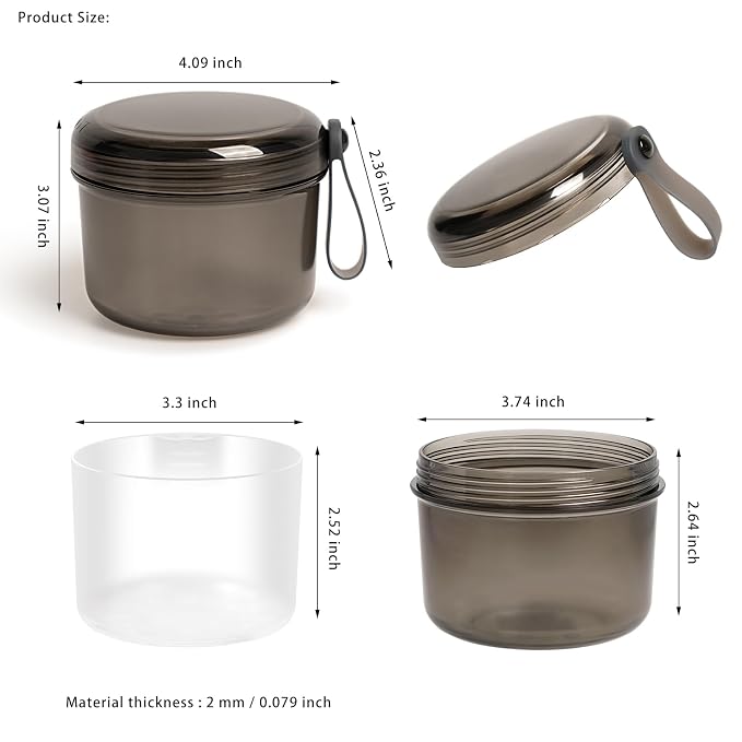 Upgraded Large Denture Bath Box Cup No-Leak Denture case Retainer Cleaning Box - Image 5