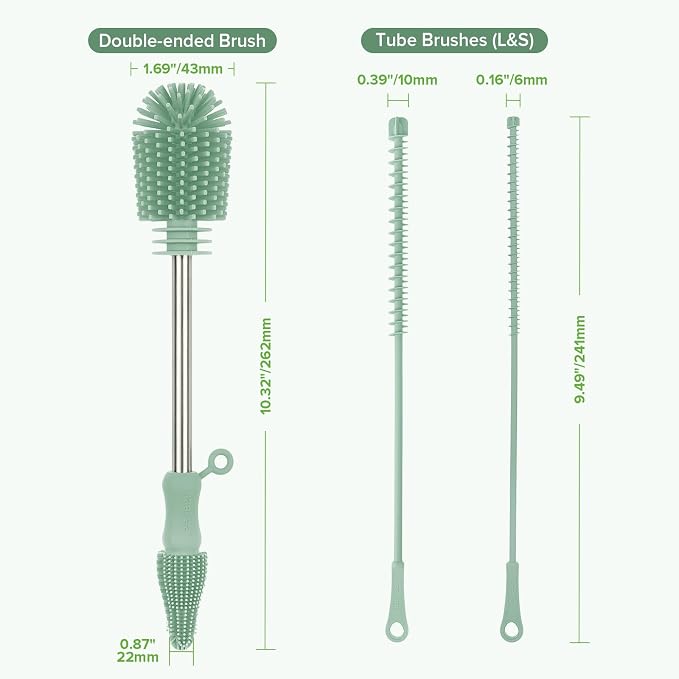 haakaa Silicone Cleaning Brush Kit - Image 8