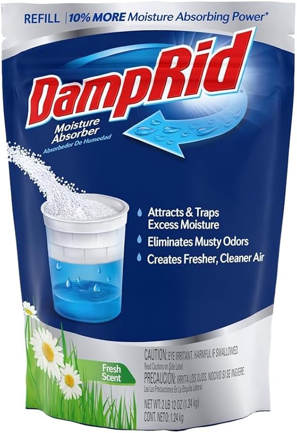 Damp Rid Refillable Moisture Absorber, Includes Single Damp Rid Fresh Scent - Image 6