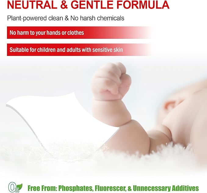 Laundry Detergent Sheets, Biodegradable Plastic Free Liquidless Laundry Sheets - Image 3