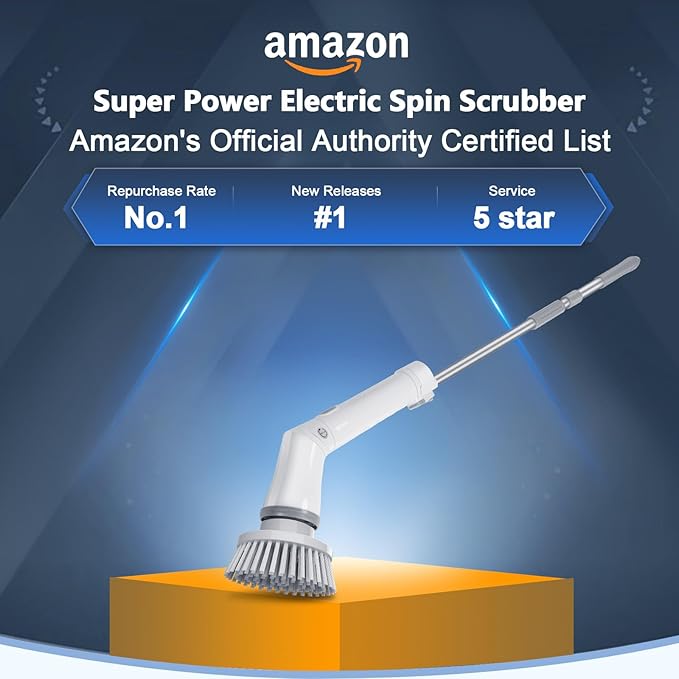Qimedo Upgrade Rechargeable Electric Scrubber - Image 7