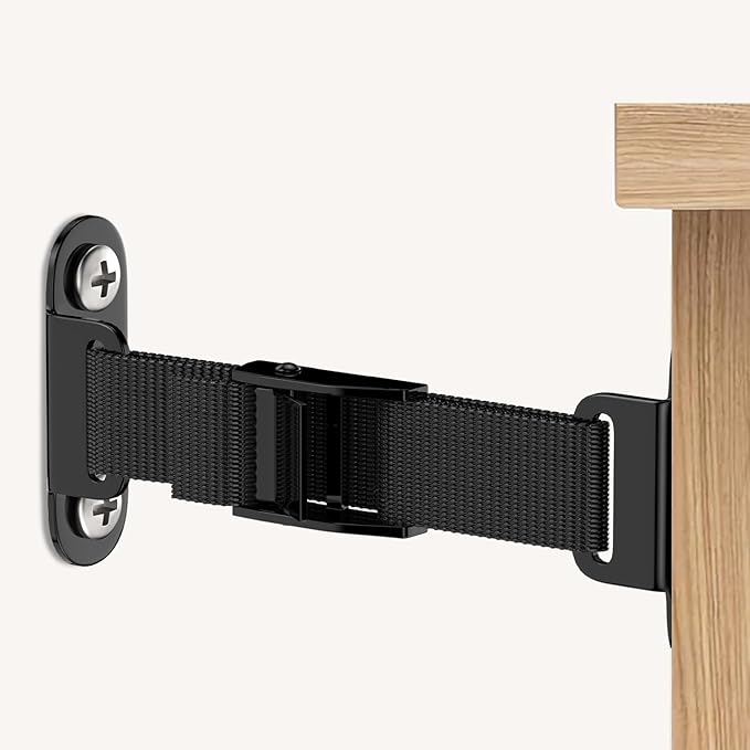 Anti Tip Furniture Anchors, Heavy Duty Furniture Wall Anchor, Adjustable by OKE