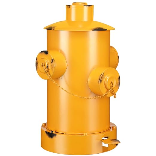 Hoolerry Fire Hydrant Trash Can Retro Creative Garbage Can by Hoolerry