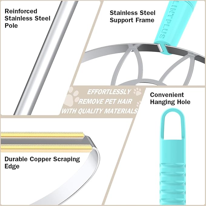 63‘’Ultra Long Heavy Duty Carpet Rake - Image 3