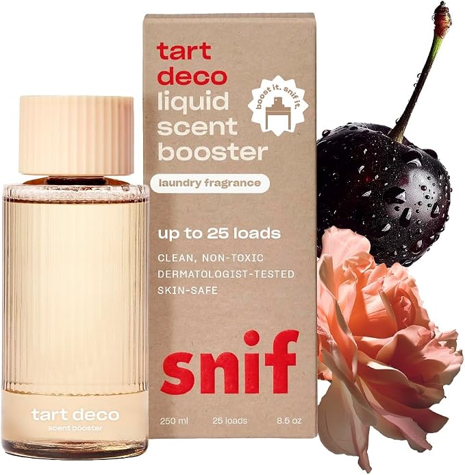 Snif Tart Deco Scent Booster, Sophisticated Cherry Scent, 25 Loads, by Snif