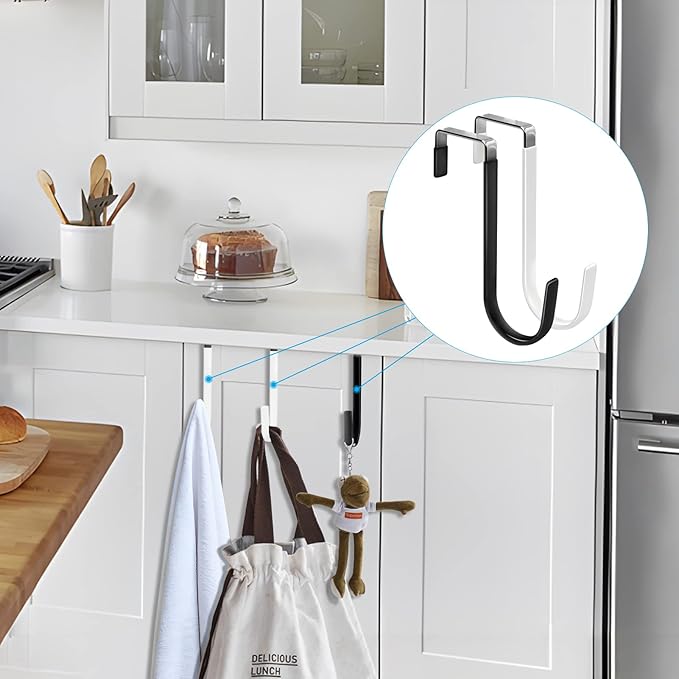 FYY 6PCS Over The Door Hooks, Door Hangers Hooks - Image 7