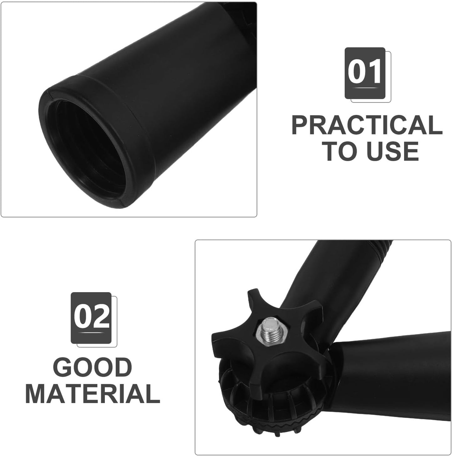 BESTYASH 2pcs Adjustable Angle Adapter for Extension Pole, Threaded Mop Pole Connector, Rotatable Swivel Joint for Duster Attachments, Paint Roller Rod, Window Cleaning Tools, 0. 71 Inch Diameter