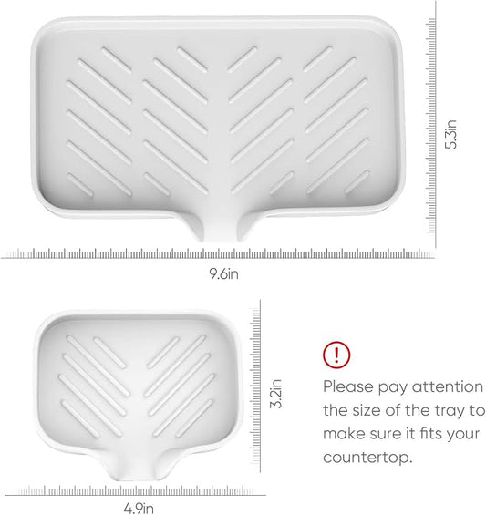 Kitchen Soap Tray, Kitchen Sink Tray Sponge Tray Kitchen Sponge Holder Self - Image 2