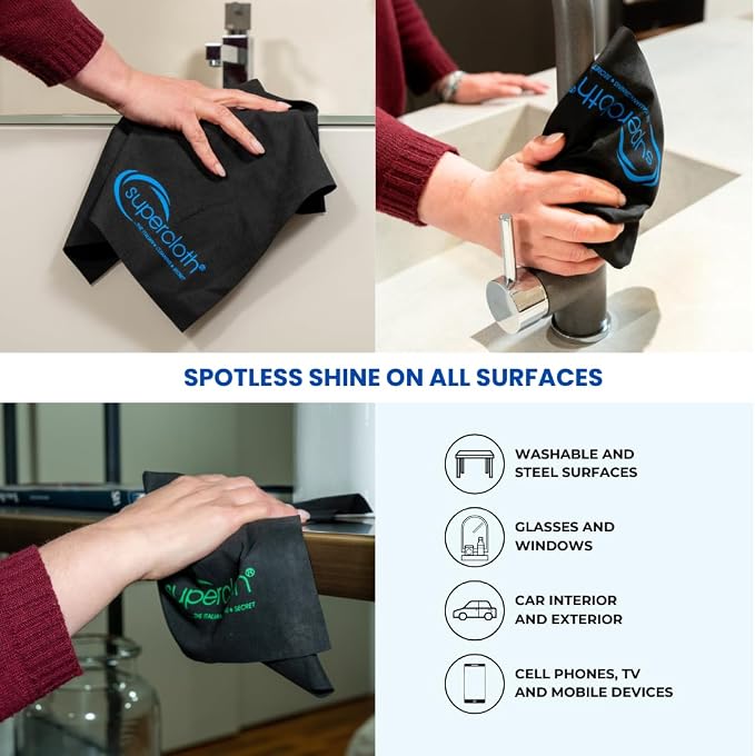 Supercloth® Premium Microfiber Cleaning Cloth - Image 7