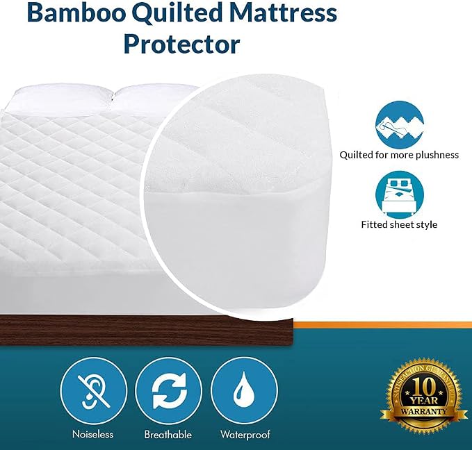 Mini Crib Mattress Protector 100% Waterproof, Noiseless – Viscose Made from - Image 3