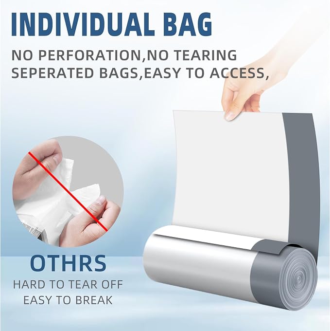 120 Counts 1.6 Gallon Mini Drawstring Trash Bags, Small Garbage Bags by KSSKSS - Image 7